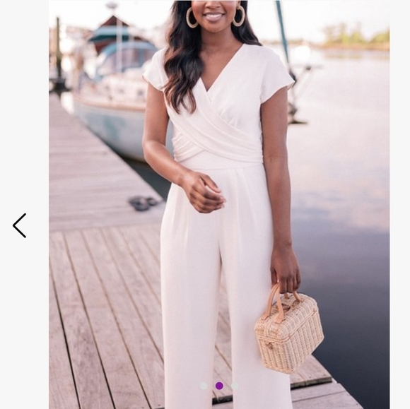 Gal Meets Glam Other - GAL MEETS GLAM WHITE JUMPSUIT NWT❣